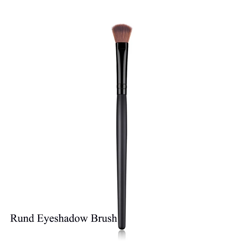 1/10 шт. кисть для пудры тональный крем румяна Make Up нейлоновая кисточка деревянной ручкой классический набор кистей для макияжа - Handle Color: round head brush