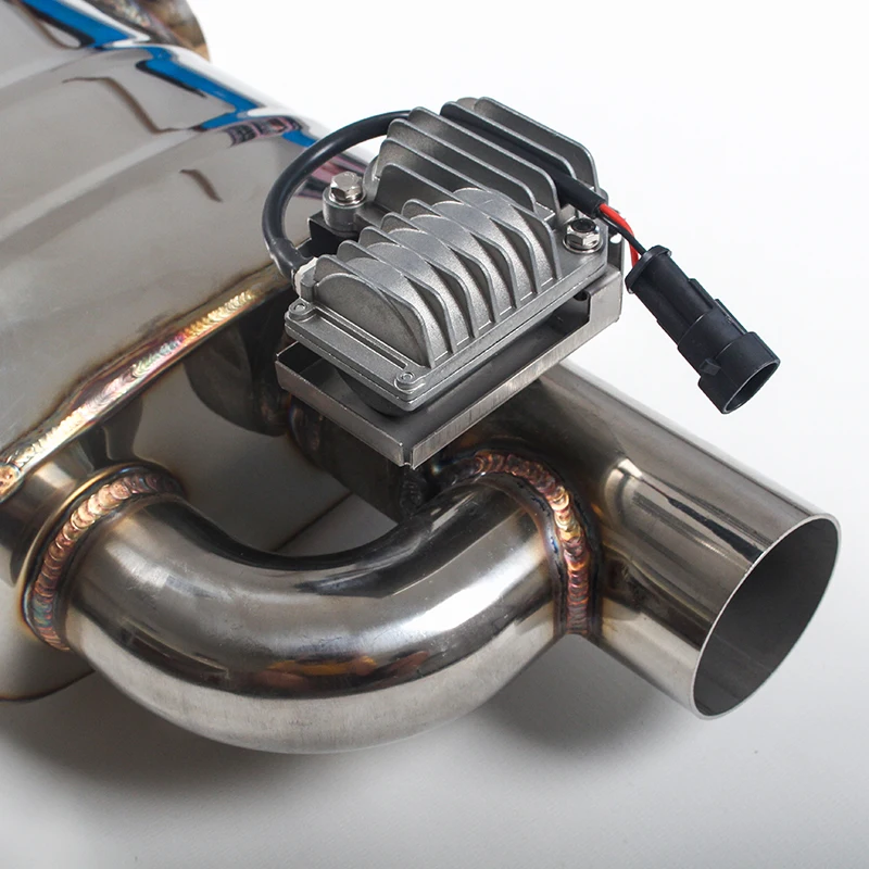 51 мм Глушитель клапана Электрический клапан глушитель 1 на входе 2 на выходе автомобиля переупаковка выхлопной трубы