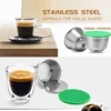 ICafilas Vip Link-cápsula de café reusable de Metal inoxidable para Dolce Gusto, compatible con Nescafé con filtro molido ► Foto 1/6