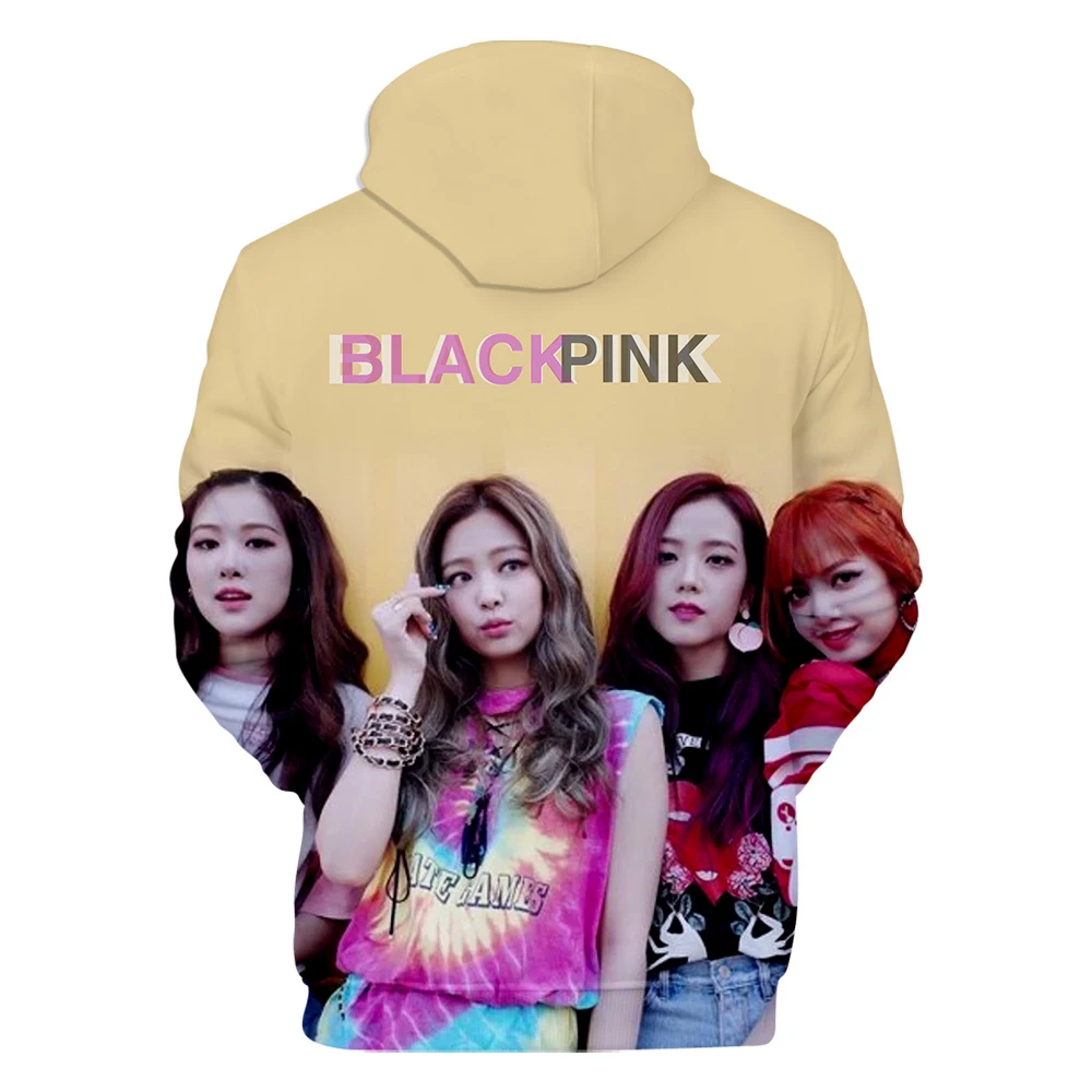 BlackPink 3D толстовки с капюшоном для женщин и мужчин, модные 3D толстовки, мужские толстовки, корейские 3D толстовки с капюшоном с принтом, черные розовые повседневные пуловеры для девочек