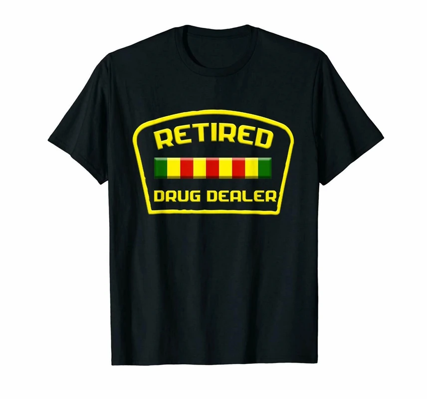 

Black Retired Drug Dealer Funny Recovery T Shirt Men'S S-6Xl Us 100% Cotton Free Shipping Funny Tops Tee Shirt