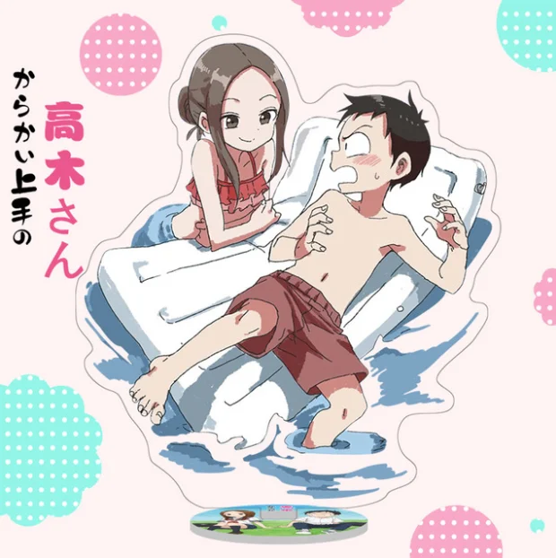 Японское аниме Teasing Master Takagi-san Takagi Nishikata Косплей двухсторонняя подставка фигурная пластина акриловый Шарм декор стола Рождественский подарок - Цвет: 07