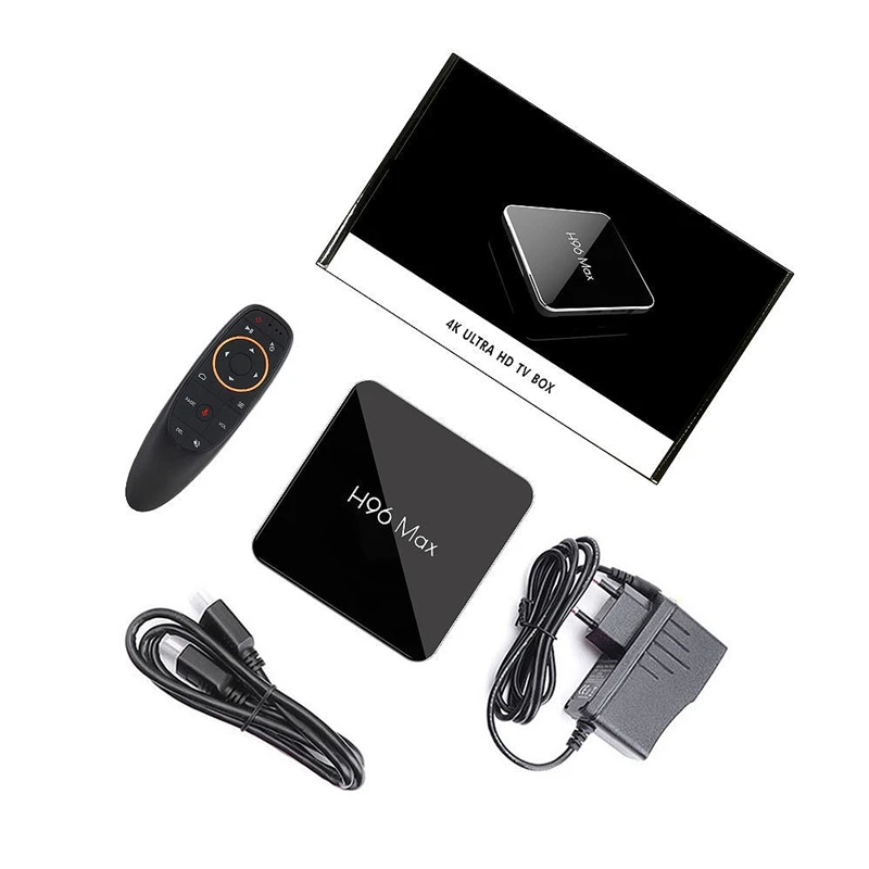 Android 8.1 Amlogic S905X2 Smart Tv Box Lpddr4 2.4Ghz And 5Ghz Wifi Bluetooth 4K 3D Set Top Box With For Google Eu Plug