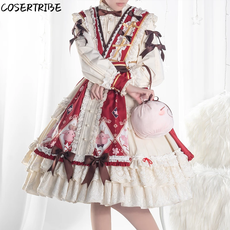Аниме Cardcaptor SAKURA кимоно Сакура Лолита великолепное платье униформа косплей Женский костюм на Хеллоуин Новинка