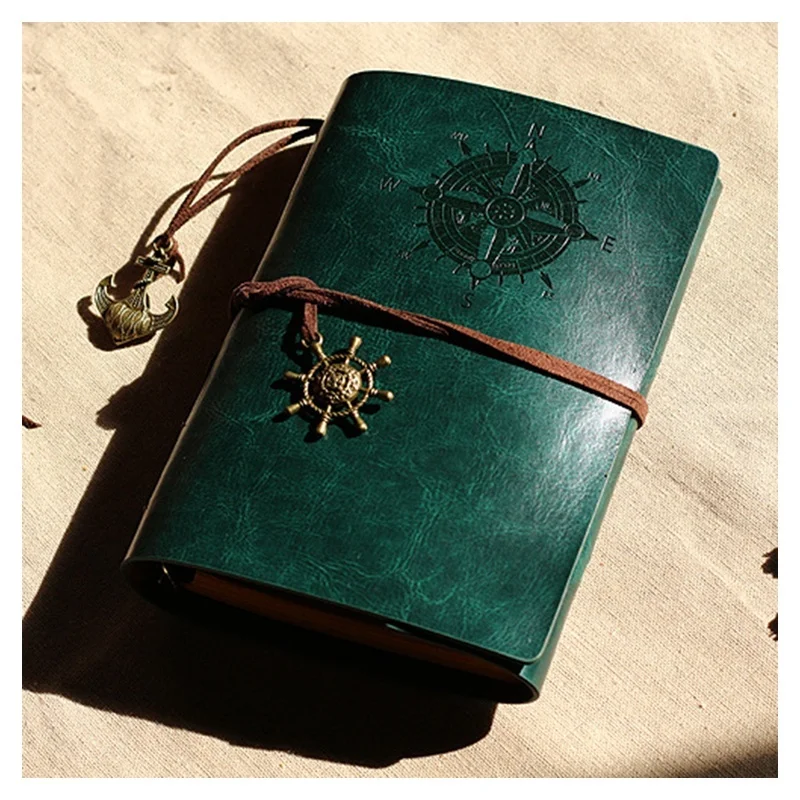 

Retro Personality Notebooks Journal Notepads Ring Binder Diary Notebook Green S