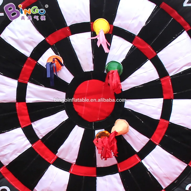 Promotion Price 2.2mH inflatable darts board shooting stick wall for kid game / funny games theme inflatable toys