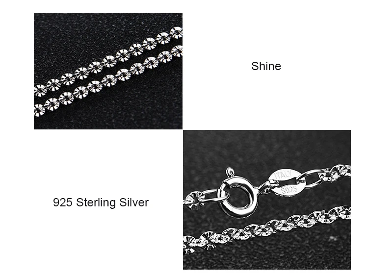 H8a8d6c3abde04bd5a8d8dc3ce5a703b10 925 Sterling Silver Rose Gold Platinum Color O-chain Long 40, 45, 50, 60, 70, 80cm Wide 2.5, 3mm Shine Necklace Fashion Gift Mallzona