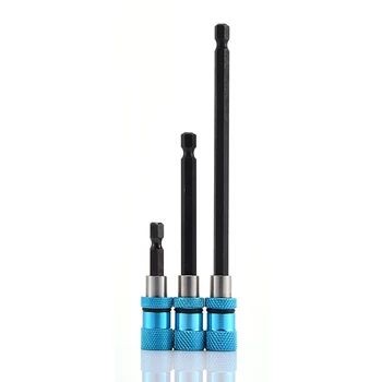 

Hex Shank Electric Drill Rod Magnetic Screwdriver Bit Holder Tools Accessories