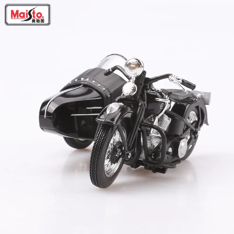 Maisto 1: 18 Harley три части сторона-три колесный мотоцикл режим Harley мотоцикл автомобиль модель моделирования