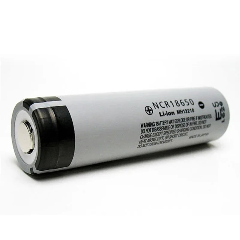 

100% New NCR18650B 3.7V 3200mAh 18650 Rechargeable Button Top Li-ion Battery for flashlight battery