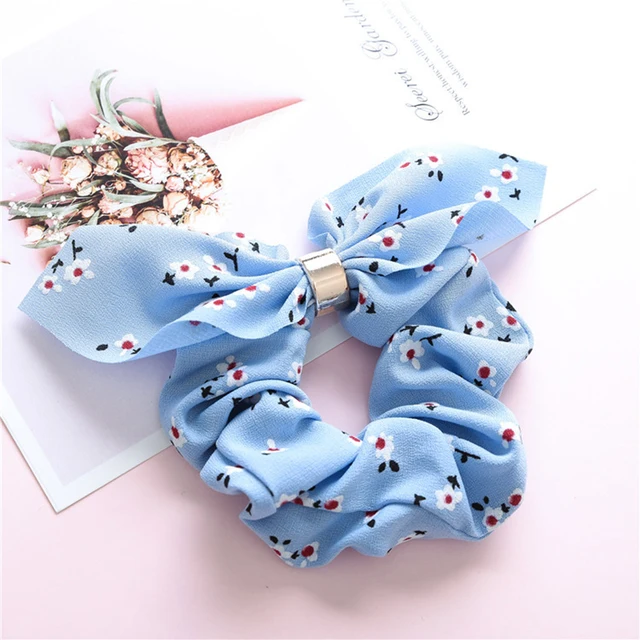 Fashion Scrunchier for Woman Elastic Hairband Knot Scrunchy Girls Hair Accessories Christmas Headbans Pleated Headband Scrunchie TR1