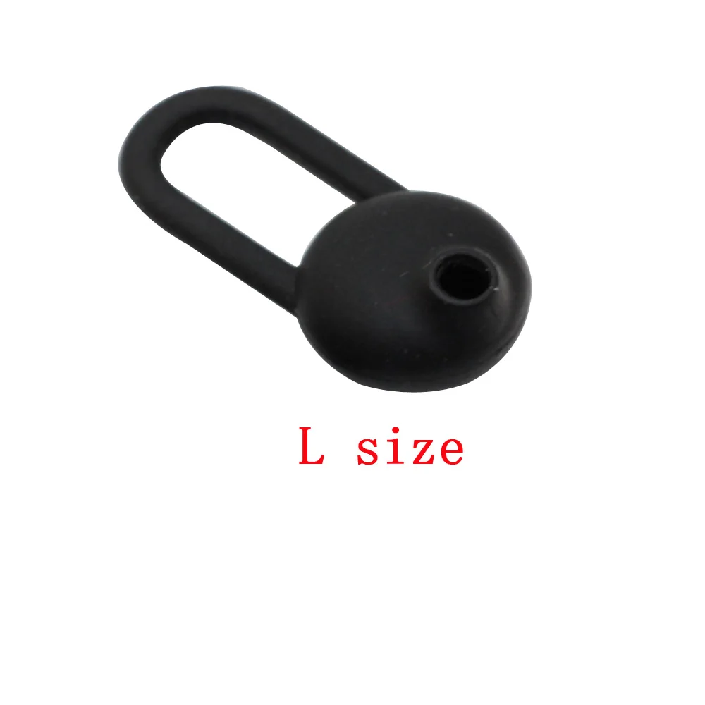 Black L size 1pcs POYATU гарнитура силиконовые повязки для Xiao mi Bluetooth Youth Edition наушники mi LYEJ02LM наушники-ушные крючки - Цвет: Black L size 1pcs