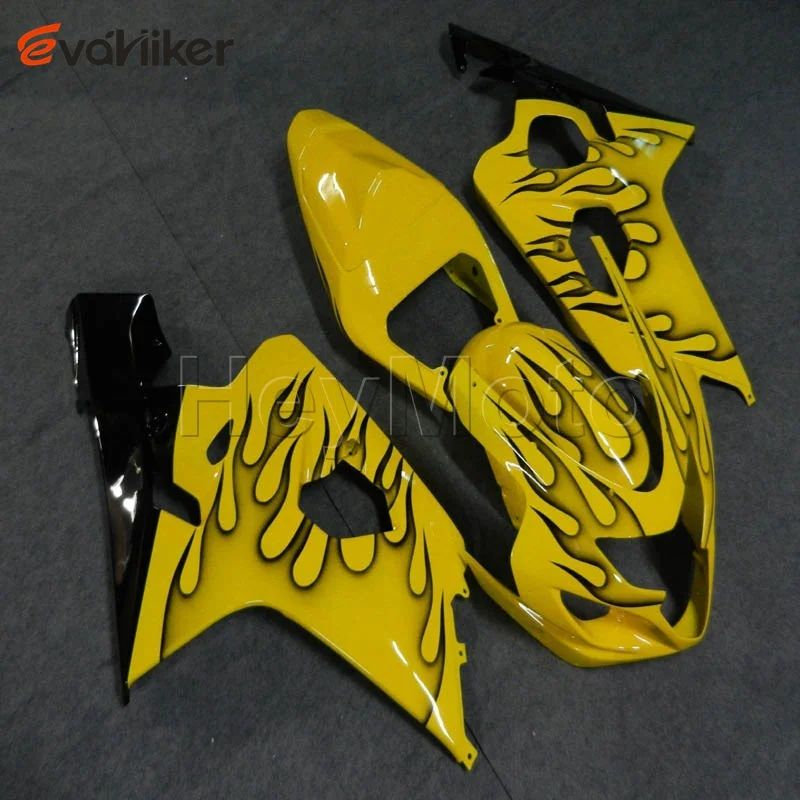 Заказной Пластиковый обтекатель мотоцикла для K4 GSX-R600750 2004-2005 GSX-R600 04 05+ винты+ литьевая Форма Белый ABS - Цвет: E