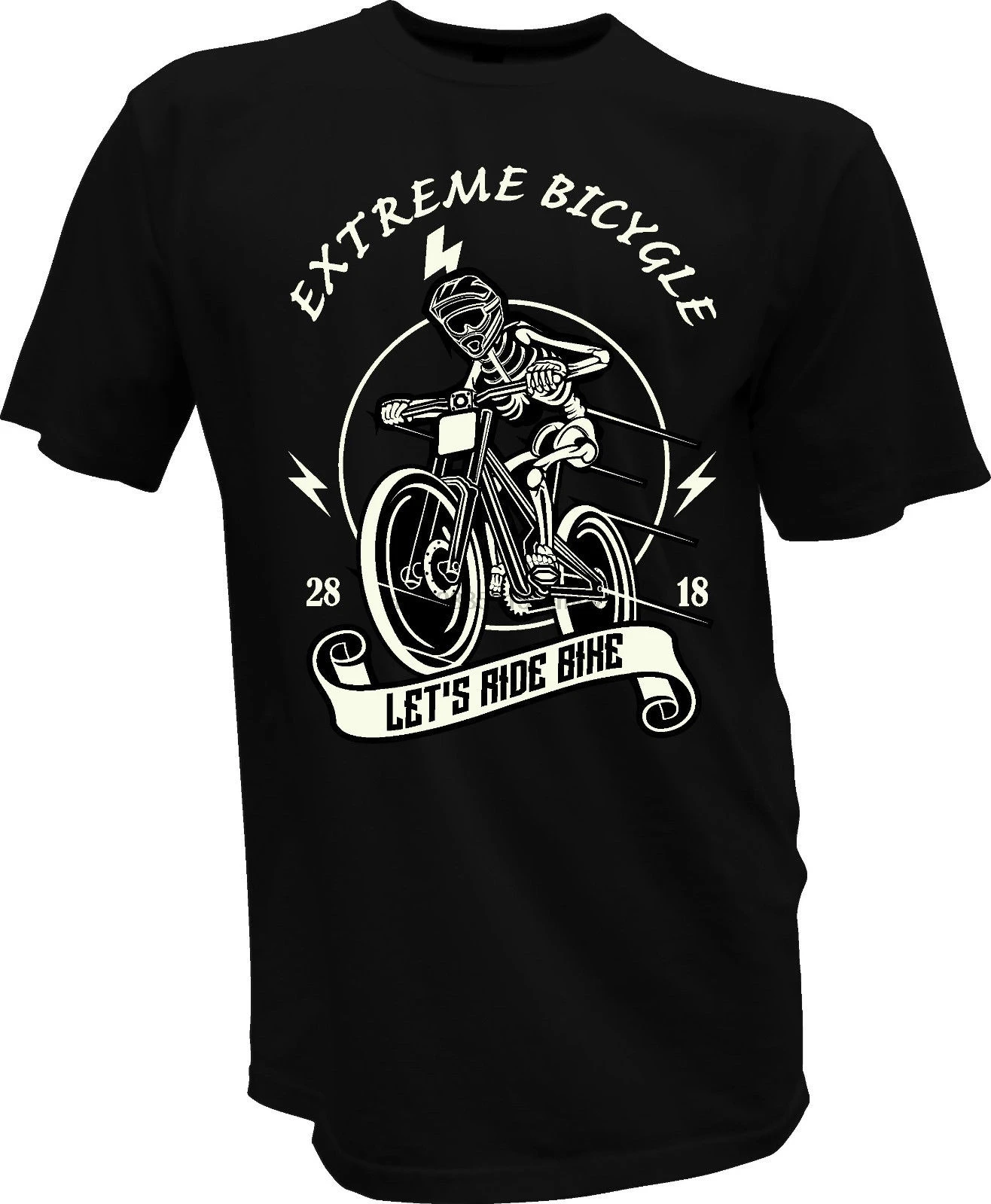 Мужская футболка с черепом Schwarz модная унисекс Rad Fahrrad Fun Herren Спортивная Bmx для езды