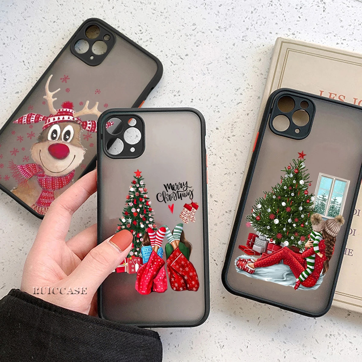 Защитный чехол с Санта-Клаусом для iPhone 11 12 13 Pro XS Max X XR 7 8 Plus | Мобильные телефоны и