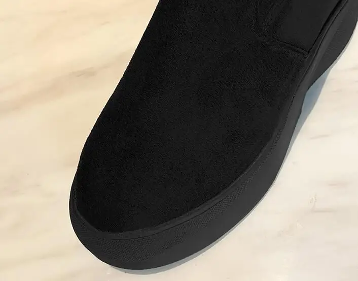 New New Over The Knee High Boots Women 6 Cm Winter Slim Flat Platform Boots Ladies Waterproof Casual Women Shoes 3 Style