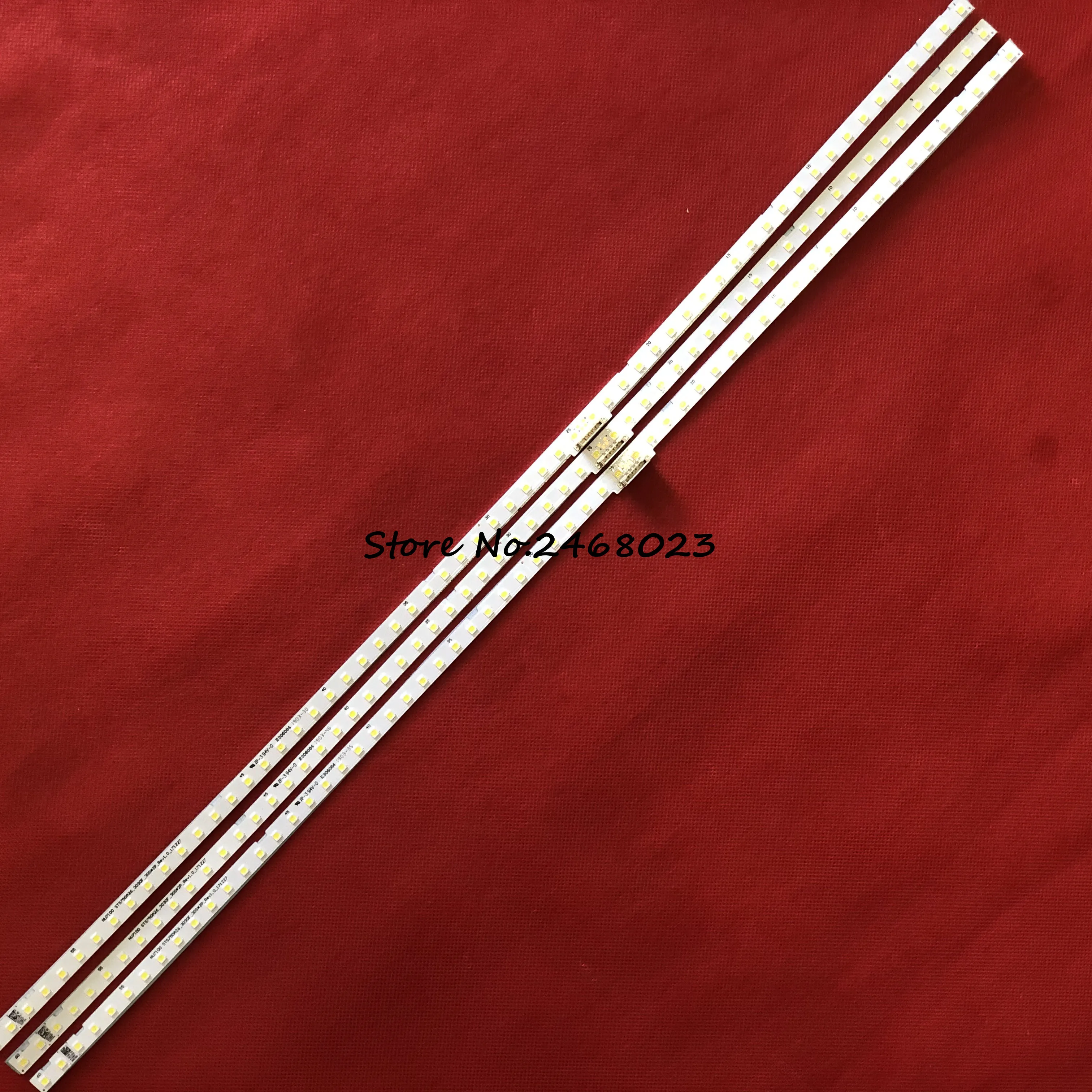 

LED strip for UE75NU7179 UN75NU6900 UN75NU6950 UN75NU7090 UN75RU7100 UA75RU7100 UA75RU7170 UA75RU7700 STS750A26 3030F 30S 2P
