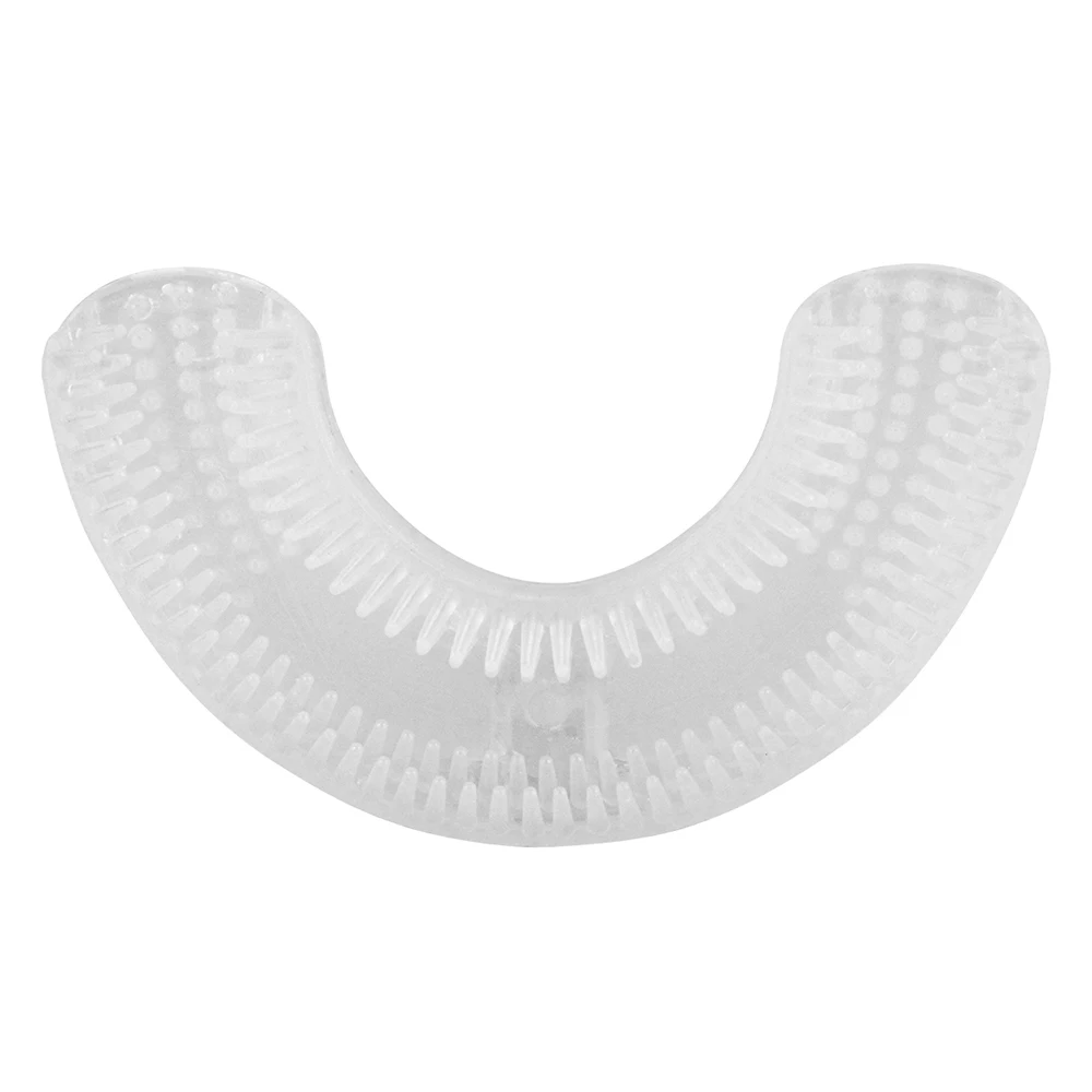 1 brushhead 3-7 old 360 градусов детская Автоматическая звуковая электрическая зубная щетка usb зарядка зубная щетка для рта Уход за губами u-образная зубная щетка для детей отбеливания зубов - Цвет: 1 brushhead 3-7 old