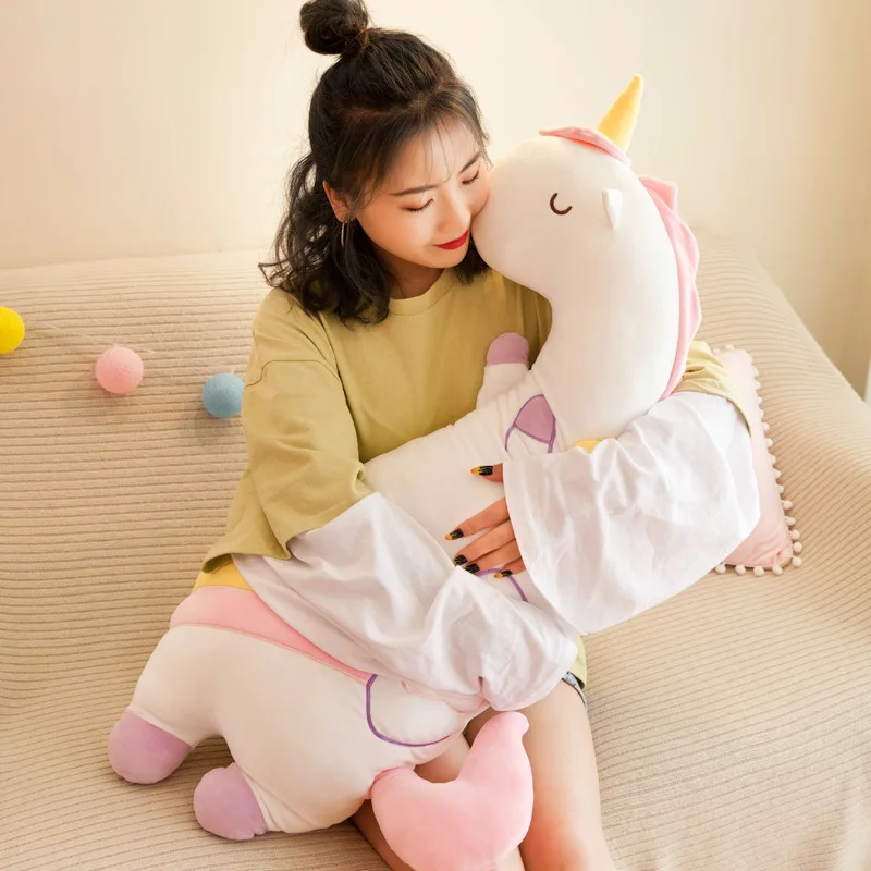 

Online Celebrity New Style INS Unicorn Plush Toy Doll down Cotton My Little Doll Pillow Gift