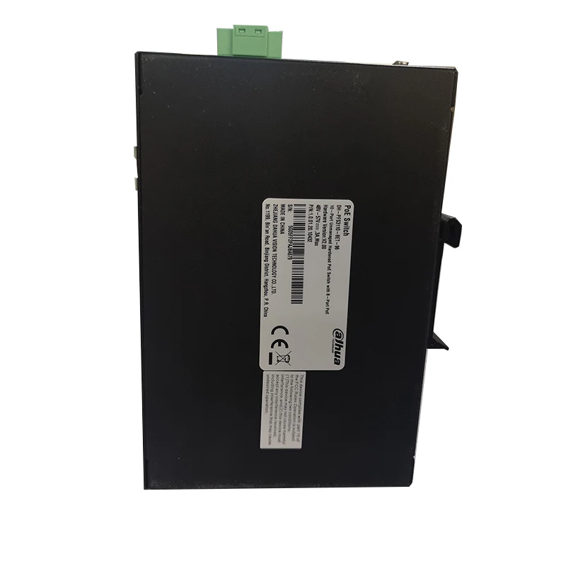 Сетевой видеорегистратор Dahua DH-PFS3110-8ET-96 8*10/100 Мбит/с портами PoE, 1*100/1000 Мбит/с оптический порт и 1*10/100/1000 Мбит/с Ethernet портом по восходящей линии