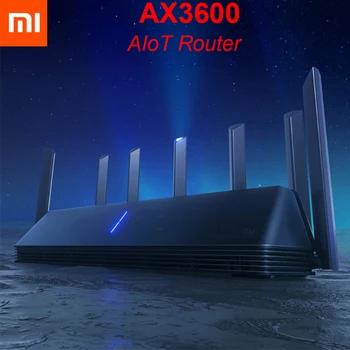

Stock Xiaomi AX3600 AIoT Router Wifi 6 5G Wifi6 600Mb Dual-Band 2976Mbs Gigabit Rate Qualcomm A53 External Signal Amplifier