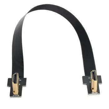 

HDMI flexible cable with 90 degree bend for dual elbow UAV aerial photography FPV camera monitor