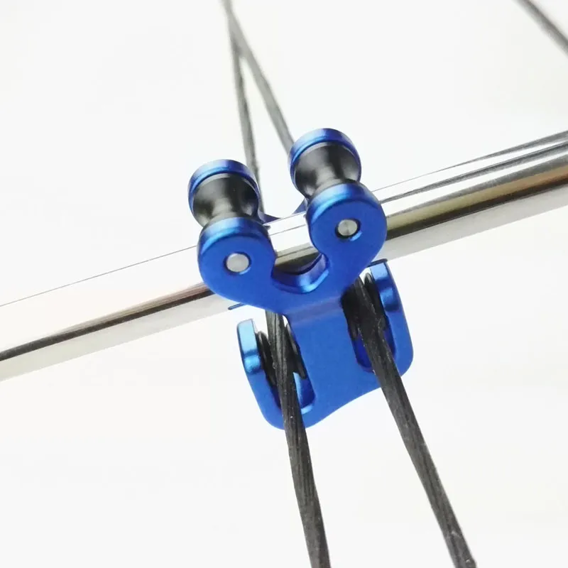 Алюминиевые стрелы для лука Bowstring Cable Slide ролик лук сплиттер Glide сепаратор для лук Открытый Обучение стрельба аксессуары