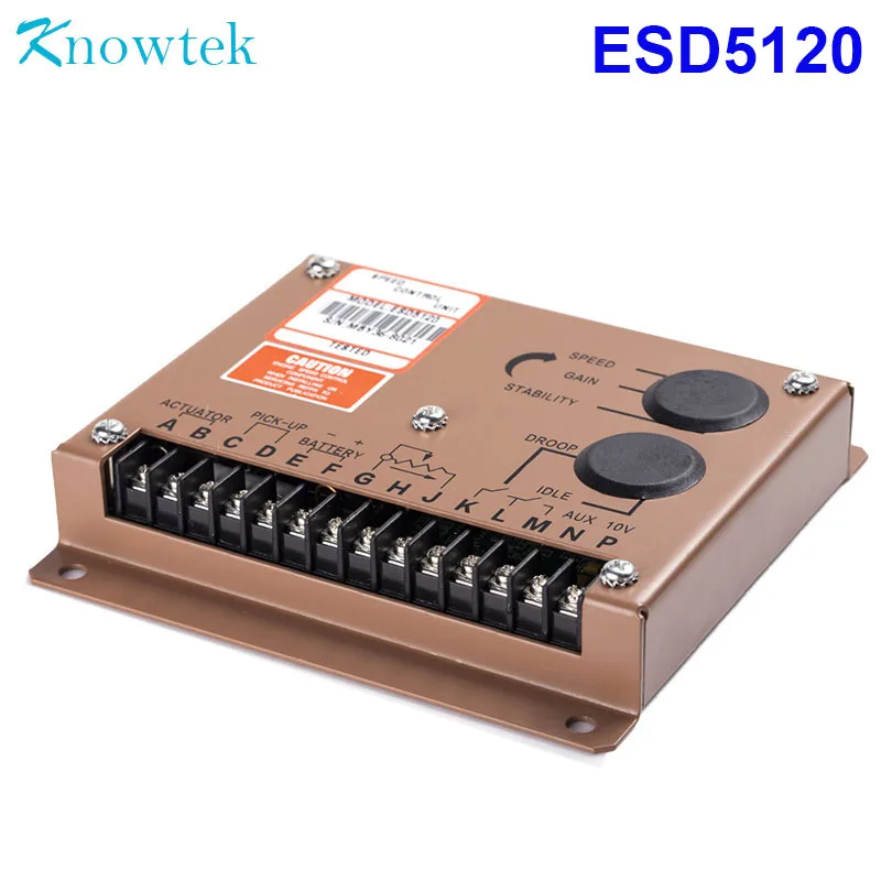 Блок управления скоростью двигателя ESD5120 сменный блок для дизельного генератора