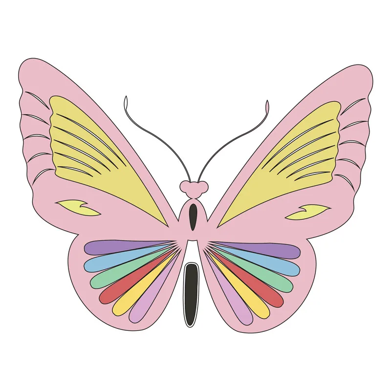 

YaMinSanNiO Butterfly Metal Cutting Dies Stencils for Scrapbooking Photo Album Decoration Embossing Paper Card Craft Template