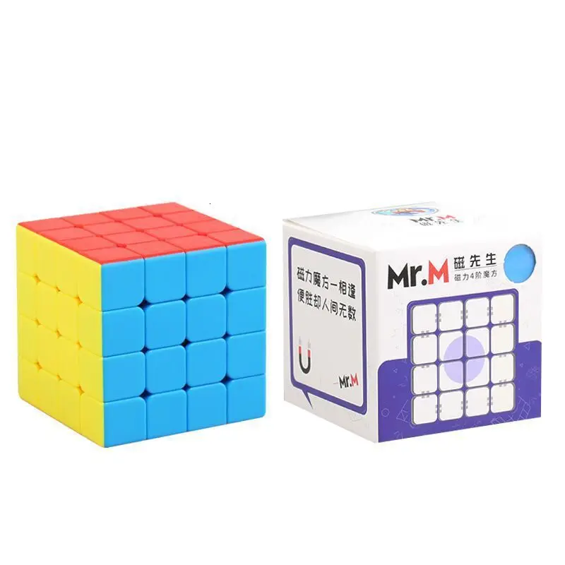 

ShengShou Mr.M 4x4x4 Magnetic Magic Cube SengSo 4x4 Magnets Speed Puzzle Antistress Educational Toys For Children