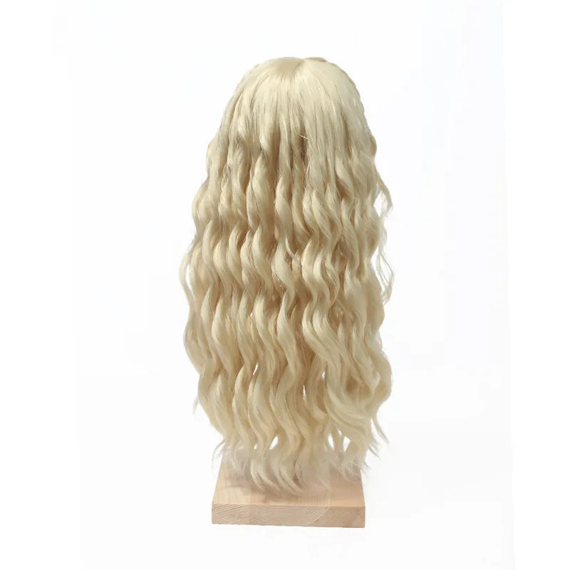 Новинка Bjd аксессуары для волос для 60 см куклы игрушки кружева длинные парики аксессуары для 1/3 bjd куклы игрушки для девочки подарок - Цвет: Золотой