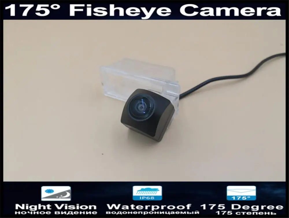 

Car Rear view Camera 175 Degree 1080P Fisheye Lens Parking Reverse Camera for Ford Kuga Escape 2013 2014 2015 Car Camera