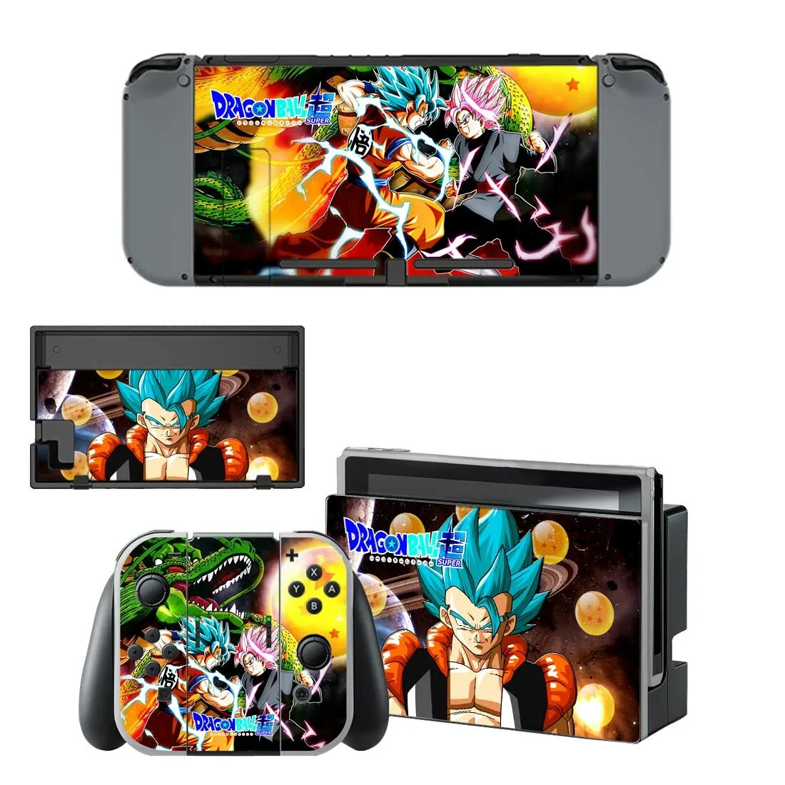 Наклейки для nintendo switch с кожицей Драконий жемчуг, супер переключатель, наклейка для консоли nintendo Switch, контроллер Joy-con, док-станция