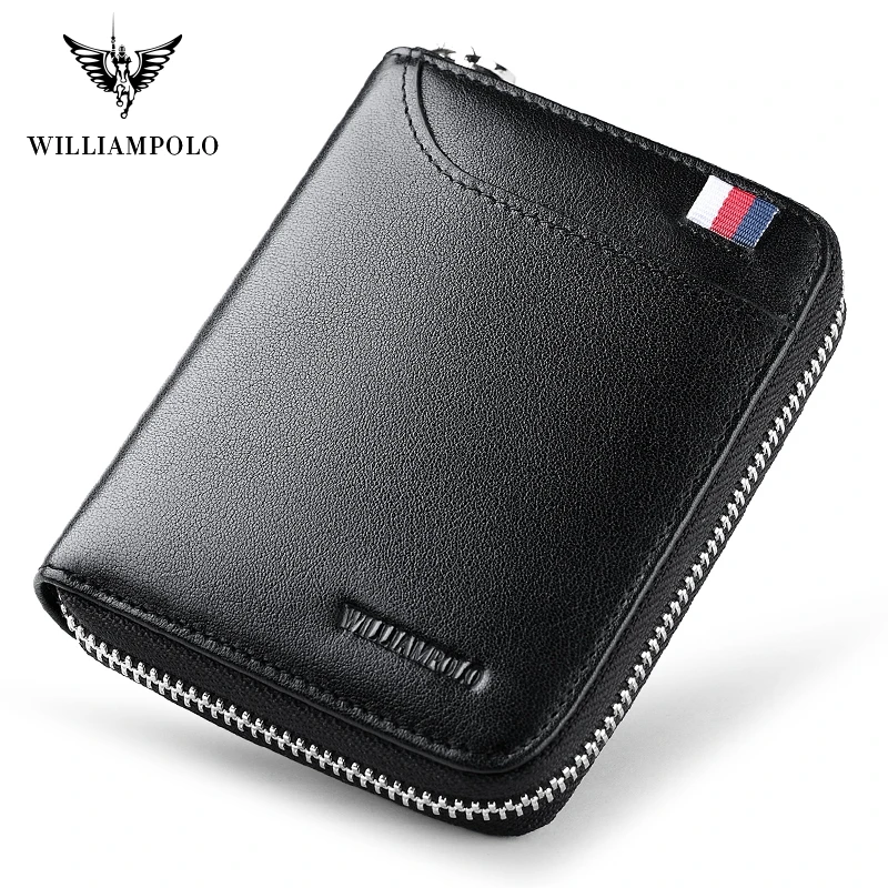 Мужской кожаный кошелек WILLIAMPOLO держатель для карт t PL283|male purse|purse menwallet men card holder |