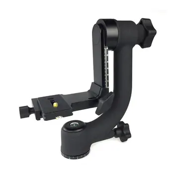 

ST-360 Panoramic 360 Degree Vertical Pro Gimbal Tripod Head 1/4 inch Screw For Dslr Camera Telephoto Lens Quick Release Plate