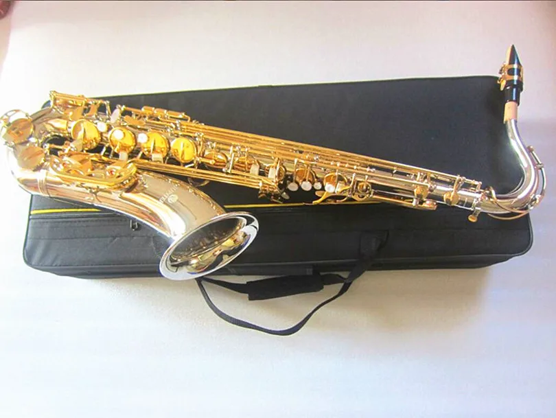 Description Picture 6 of itemJupiter JTS-1100SG Bb Tenor Saxophone Brass Silver Nickel Body Gold Key B Flat Sax Instrument with Case New