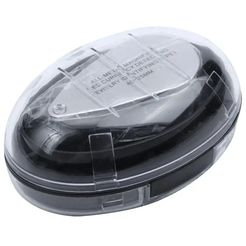 40x LED Pocket Magnifier Jeweller Eye Glass Loop Lens Magnifying Loupe UV Light