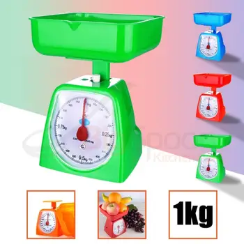 

1kg Analog Weighing Kitchen Scale with Bowl Anti Spill Mechanical