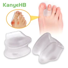 2 шт. силиконовый гелевый сепаратор для пальцев ног Hallux Valgus Bunion Spacer корректор большого пальца инструмент для ухода за ногами массажер 2 шт. силиконовый гелевый сепаратор для пальцев ног Hallux Valgus Bunion Spacer корректор большого пальца инструмент для ухода за ногами массажер