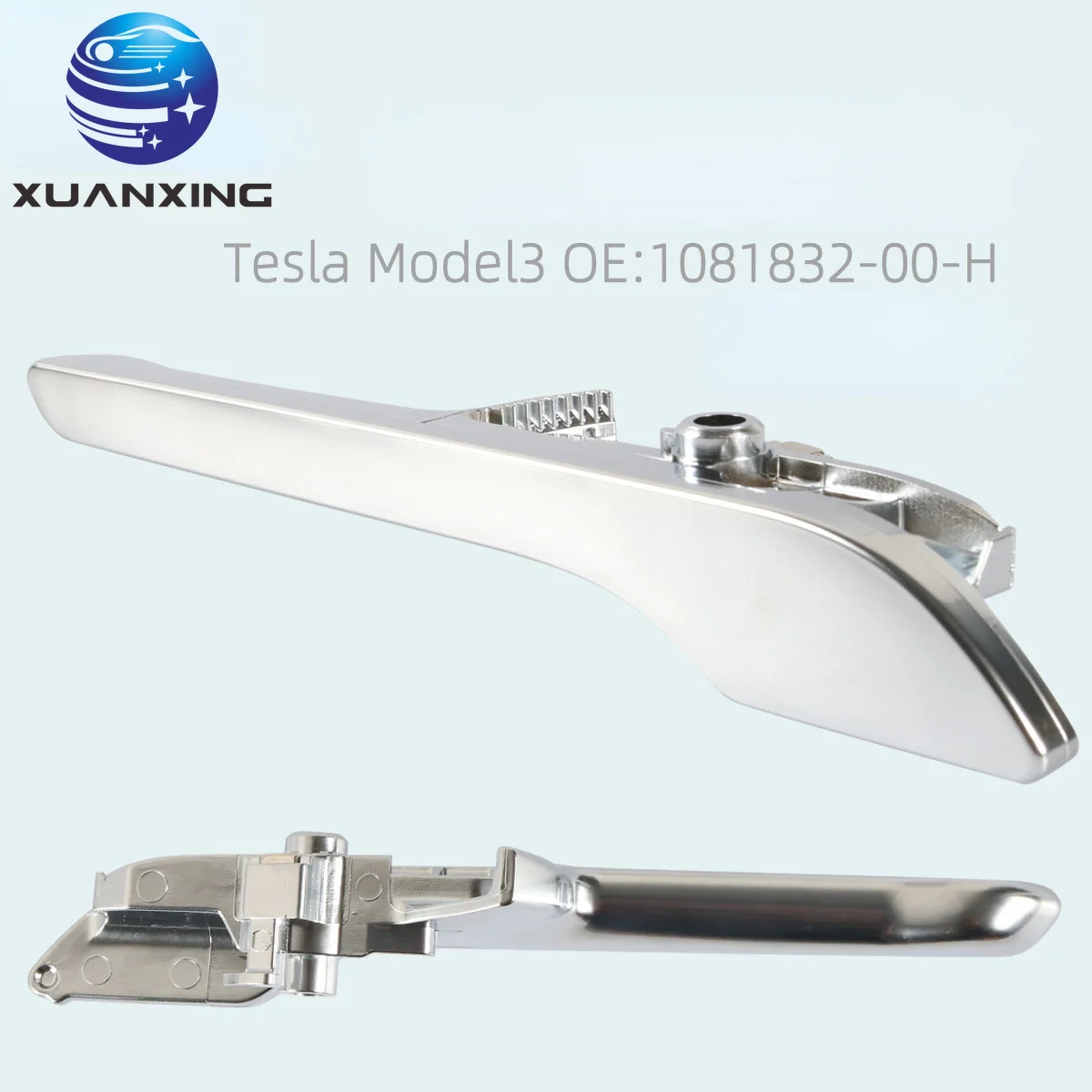 108183200h Door Handle Door Accessories Right Door Silver For Tesla