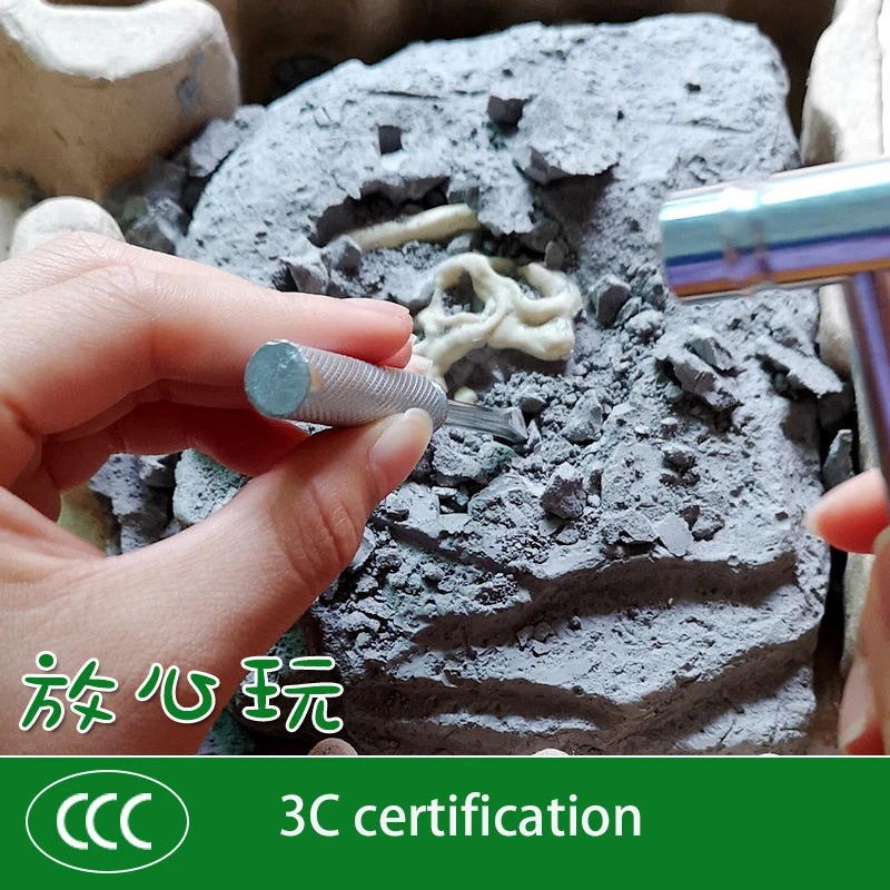 Excavation simulation archaeological dinosaur fossils DIY Tyrannosaurus skeleton hand-assembled model children's toys