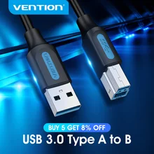 Vention USB кабель USB для принтера 3,0 2,0 Тип A папа в B Мужской кабель для Canon Epson HP ZJiang принтер этикеток DAC USB принтер Vention USB кабель USB для принтера 3,0 2,0 Тип A папа в B Мужской кабель для Canon Epson HP ZJiang принтер этикеток DAC USB принтер