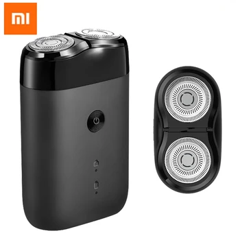 Original Xiaomi Electric razor Shaver rotating double head Full body wash Type-c charge silent motor double safe protection 1