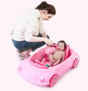 

Enlarged Family Kids Bathtub L Baby Bathtub New Baby Gift Can Lie Can Sit Infant Shower Car Toddler Bathtub Baby Bathing Set