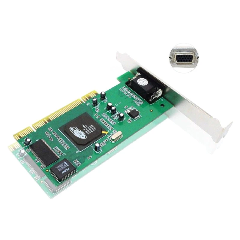 ATI Rage XL 8MB PCI VGA Display Card - Multi-Display Tractor Card for Computer Desktop Description Image.This Product Can Be Found With The Tag Names Computer Cables Connecting, Computer Peripherals, PC Hardware Cables Adapters, Pci vga display card
