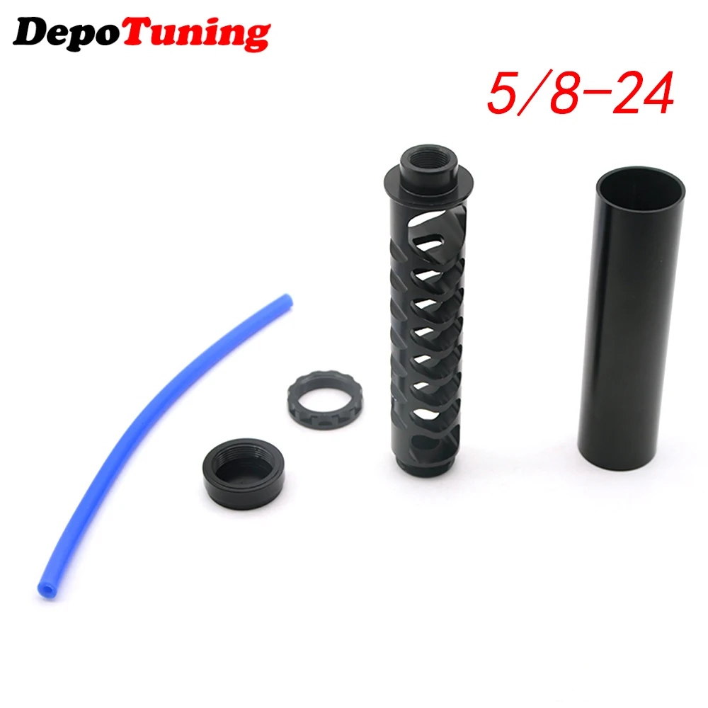 DepoTuning спиральный 1/2-28 и 5/8-24 одножильный автомобильный топливный фильтр для NAPA 4003 WIX 24003 автомобильный топливный фильтр - Цвет: A Type 5-8-24-BK