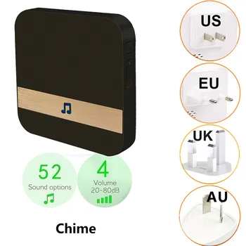 

Anytek B30 B60 For EKEN V5 V6 V7 Doorbell Chime AC 110-220V Smart Indoor Door Bell Ring Wireless WiFi XSH app Chime