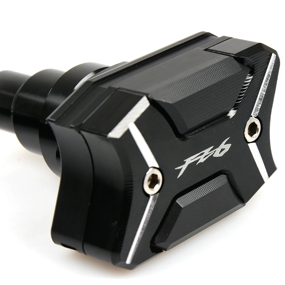 Для Yamaha FZ6 2006- 2007 2008 2009 2010 Рама мотоцикла Краш колодки корпус двигателя ползунки протектор аксессуары для мотоциклов с ЧПУ - Цвет: BK