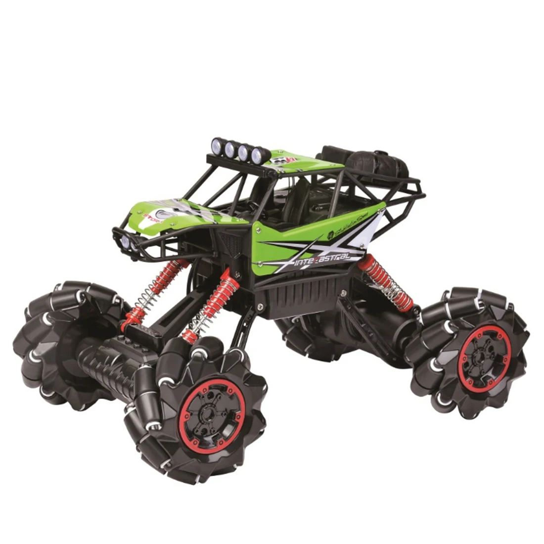 1:12 2,4G RC альпинистский автомобиль боковой дрейф дистанционного управления автомобиль игрушка со звуком и светильник танец-зеленый/красный/синий - Цвет: 1