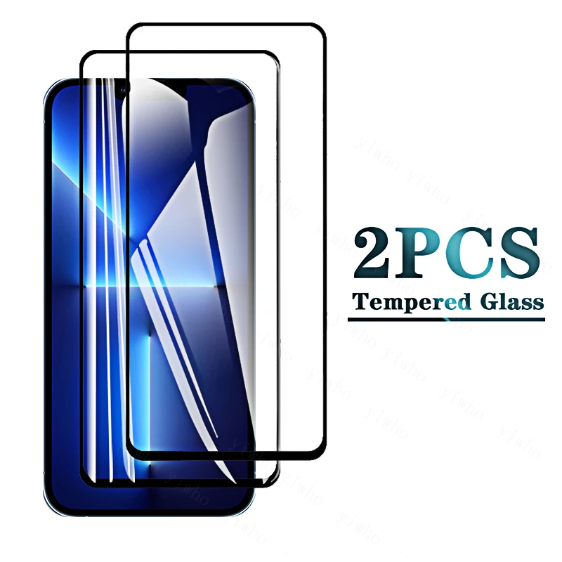 

2PCS Tempered Glass on The for IPhone 11 12 Pro MAX 13Mini Screen Protector for Apple IPhone 13pro XR X XS Glass Film Protective